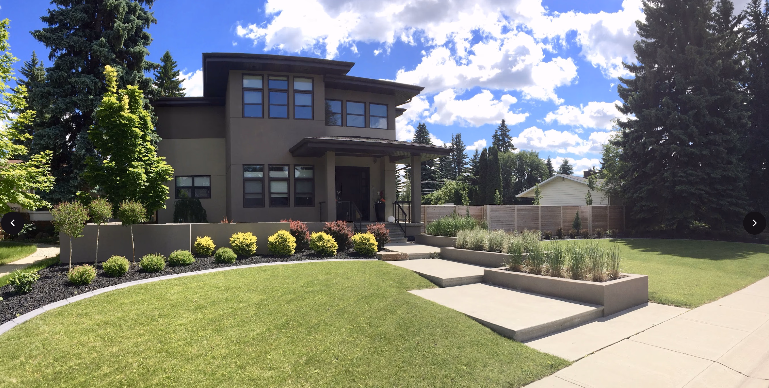 new sod well landscaped property with nice front lawn
